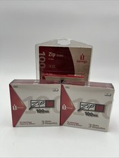 ZIP 100MB 3 DISK SET BRAND NEW SEALED X3 picture
