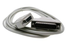 10ft DB25 Male to DB9 Female Serial AT Modem Cable DB25M/DB9F, 10 Feet picture