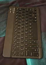 Mini Portable Bluetooth Wireless Keyboard QWERTY English Black Plastic picture