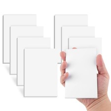 Hoiny Note Pads 3x5 In, 8 Pack Blank Notepad, White Scratch 3x5,  picture