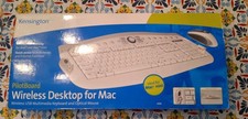 Kensington PilotBoard Wireless Keyboard & Mouse For Mac w/USB RF Receiver WORKS  picture