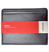 Wenger Venture Zippered Presentation Padfolio Envelope Cardholder Leather picture