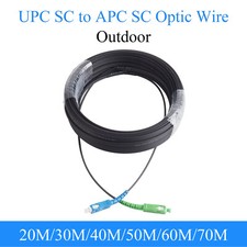 Fiber Patch Cord APC SC to UPC SC Single-mode 1-core Outdoor Simplex 20M-70M picture