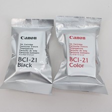 Genuine Canon BC-21  Black & Color Ink Cartridges 0899A003 BCI-21 - OEM picture