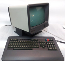 Rare Vintage Micro-Term Inc Computer Terminal Monitor With Keyboard Unique picture