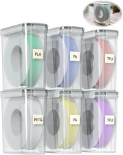 Filament Storage Box 6 Pack — Airtight 3D Printer Filament Container with Silico picture