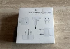 Genuine Apple World Travel Adapter Kit 7 Plug Set Original Worldwide MD837ZMA picture