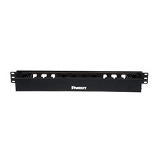 PANDUIT Hinged Ducted Horizontal Cable Management Panel, Surface Duct, 1U picture