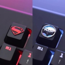 DC Theme Superman and Batman Lights Keycap For Cherry MX Mechanical Keyboard picture