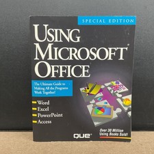 Using Microsoft Office Word Excel PowerPoint Access Special Edition Softcover picture