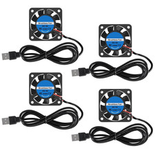 4Pcs 40mm USB Brushless Cooling Fan 5V DC Quiet Mini Computer Appliance Fan picture
