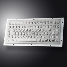 Mini IP65 Stainless Steel Compact Metal Industrial Keyboard For CNC Machine picture