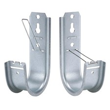 25 Pack 2 Inch Galvanized Steel Cable Support JHooks With Retainer Clips picture