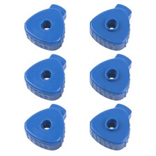 6Pcs Plastic Quick-set Cymbal Nut Compatible with Percussion Drum Kit (Blue) picture