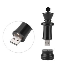 Black Wooden Chess Data Storage USB 2.0 Flash Drive U Memory Disk Compatib MYWU picture