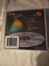 3  - Smart And Friendly CD-RW ReWritible Disc CD-RW 74 Minutes 650 Mb, NEW picture