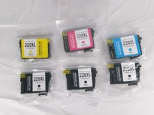 LEMERO 220XL Replacement Ink Cartridges 6 Pack for Epson Factory Sealed picture