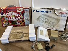 Commodore Amiga 500+Cartoon Classics Boxed with Mouse plus extra RAM ? Seal ✅ picture