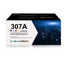 307A Toner Cartridges Set (1Black/1Cyan/1Magenta/1Yellow) Replacement for HP ... picture
