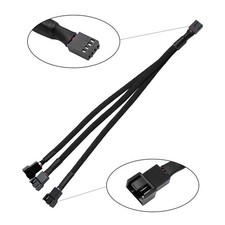27cm 4 Pin 1 to 3 Way Cooling Fan Water Cooling PWM Fan Splitter Cable Adapter picture