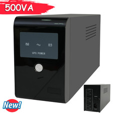 Reliable 500VA 300W UPS Power Backup with 3 Outlets, Great for Home or Office picture