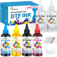 DTF Ink 5Color Kit 100Ml X 6 Heat Transfer Ink Refill ET-8550 I3200 picture