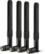 Bingfu 4G LTE Cellular Trail Camera Antenna 8dBi RP-SMA Male Antenna (4-Pack) Co picture