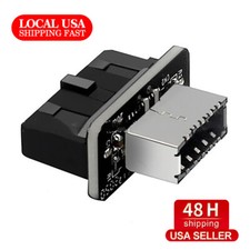 US STOCK USB3.0 Internal Header to USB 3.1/3.2 Type C Front Type E Adapter 20pin picture