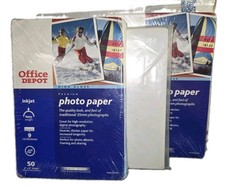 3x Office Depot Premium Photo Paper 150 Sheets 4