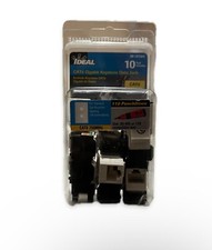 Ideal 89-761WH CAT6 Keystone Modular Jack White 10/Clam #420 K2 picture