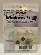 Microsoft Windows 95 for Distribution Compaq PC, NEW SEALED NOS picture