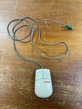 Vintage Compaq Wired Computer Mouse ~ MUS9J-N ~ Track Ball USED AS IS picture