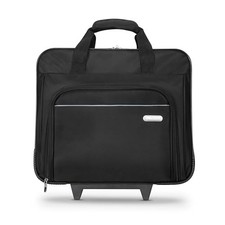 16 inch Rolling travel laptop case, Black - Travel briefcase and Rolling Case picture