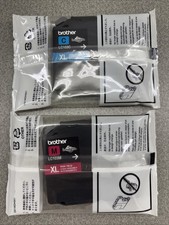 Brother LC103C XL Black Ink Cartridge Genuine OEM New Sealed plus Magenta picture