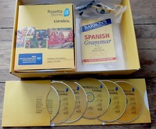 2014 Rosetta Stone Spanish Level 1 Thru 5 Grammar Book & Headset No Digital Card picture