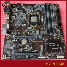 FOR GIGABYTE H470M-DS3H LGA 1200 128GB HDMI VGA DVI Motherboard Test OK picture