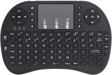 Handheld Mini Wireless Keyboard with Touchpad,Stylish 2.4GHz Keyboard Controller picture