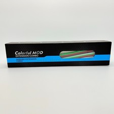 Colorful MOD Extension Combo Braided Sleeved Cables WHITE, RED, BLACK, GREEN picture