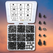 420Pcs Computer Screws Motherboard Standoffs Kit for Motherboard Laptop Computer picture