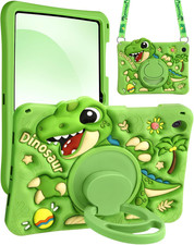 Boaretiu Tablet Case - Cute Cartoon Silicone Cover with Adjustable Shoulder Stra picture