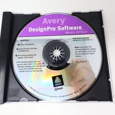 Avery DesignPro Software Media Edition Version 1.5 CD-Rom For Older Windows OS picture