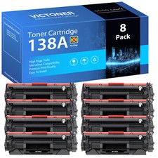 NO CHIP 8PK W1380A Toner Compatible With HP LaserJet Pro 3001dw 3001fdw 3101fdw picture