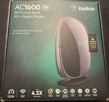 Belkin AC1600 DB Wi-Fi Dual-Band AC+Gigabit Router 1300Mbps 4 LAN Ports picture