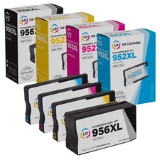 LD COMP Replacements for HP 952 / 952XL & 956 / 956XL Set of 4 HY Ink Cartridges picture