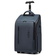 Rolling Backpack Waterproof Commuter Backpack with Wheels for Business, Laptop C picture