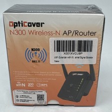 OPTICOVER N300 Wireless - N AP/ Router - Wifi Extender - New In Box picture
