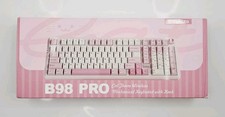 YUNZII B98 PRO Pink Cat Wireless Mechanical Keyboard RGB QMK/VIA 96% w/ Knob picture