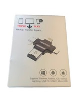Datalogixx Triple Play 4-in-1 USB-C/Micro USB/Lightning 256 GB Storage Expansion picture
