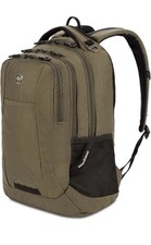 SwissGear Cecil 5505 Laptop Backpack, Olive, 18-Inch Outside 16 Inch Inside picture