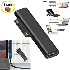 USB Type C PD Converter Charger Adapter for Microsoft Surface Pro 3/4/5/6/7/8 Go picture